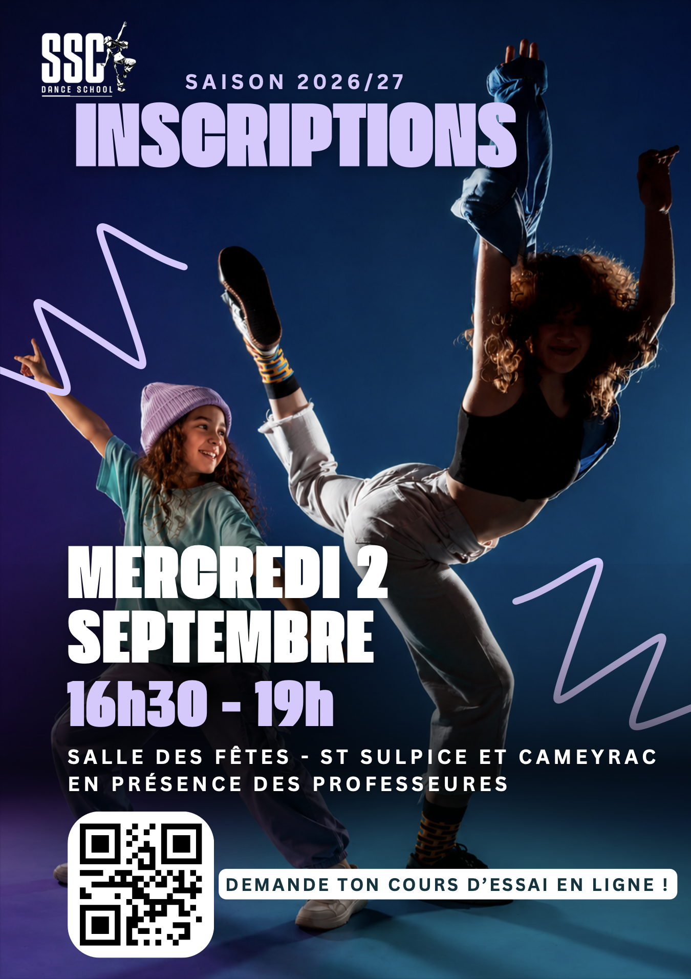 Flyer rentrée — SSC Dance School
